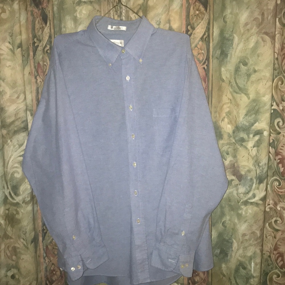 Van Heusen Blue Oxford Shirt (Men)